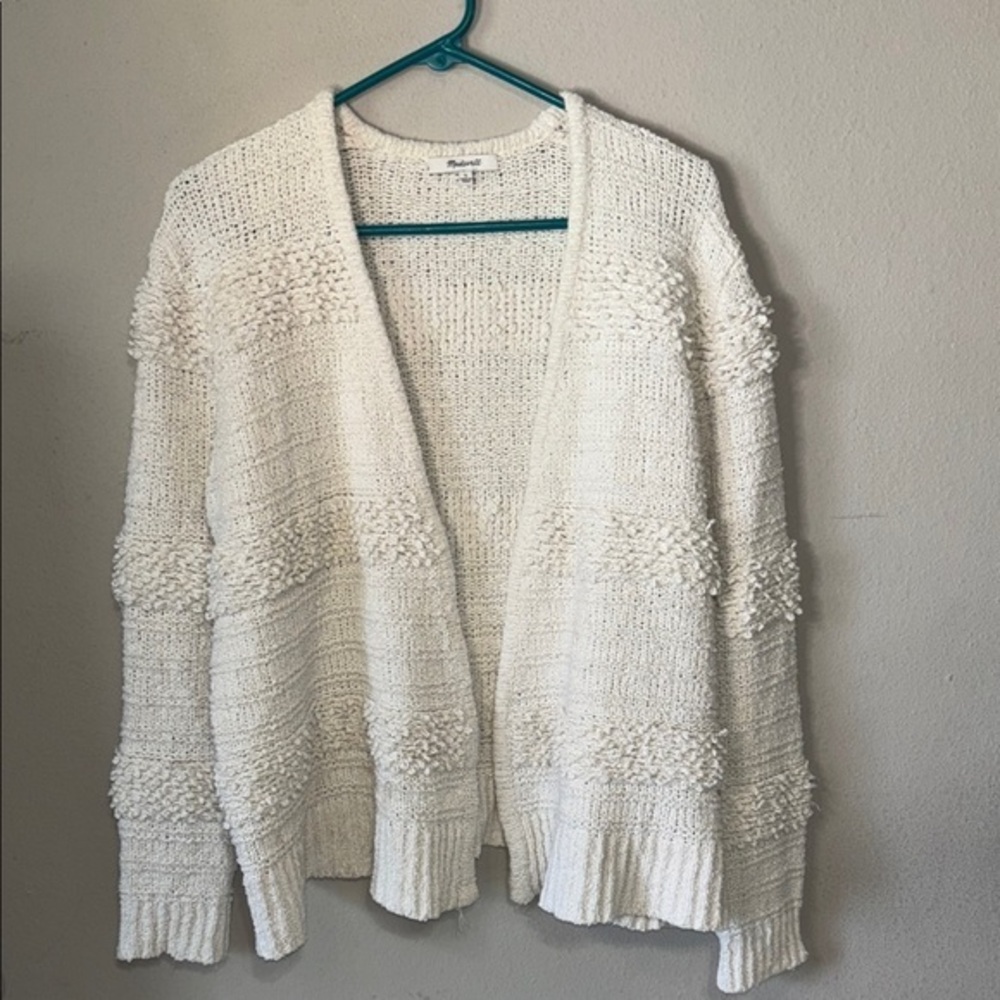Madewell open front cardigan Sz large